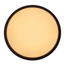 Plafondlamp Carlo 54 cm LED kunststof zwart wit