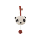 Muziek Mobiel Panda 10.2x13.2x8 cm katoen Offwhite/zwart
