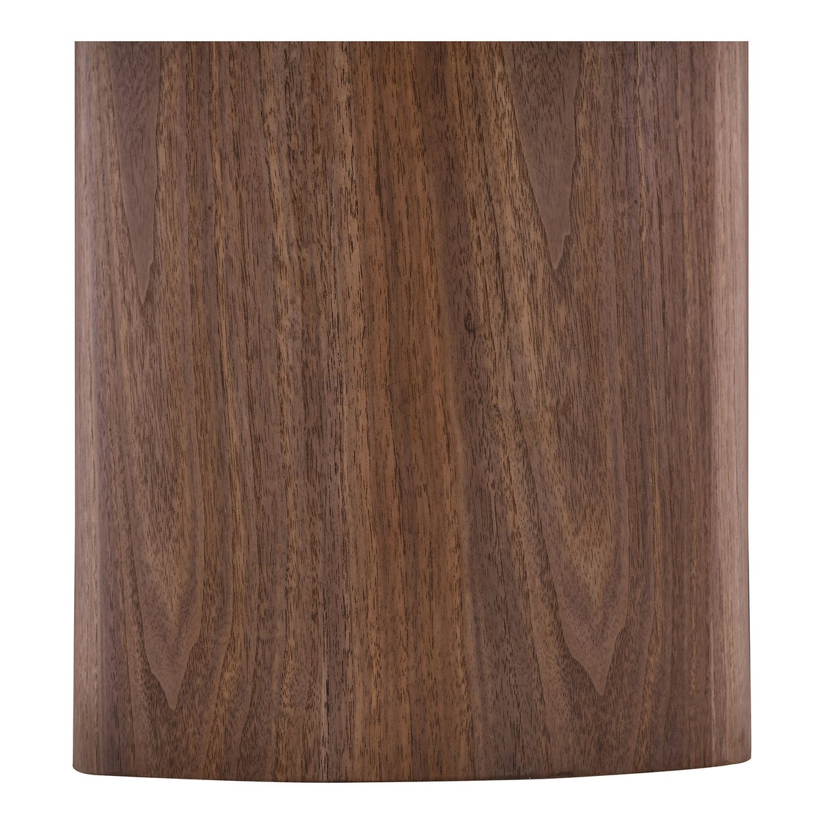 Salontafel ø60x42 cm keramiek/essenfineer wit donkerbruin