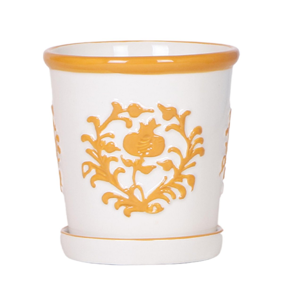Sierpot keramiek oranje Ø9 cm