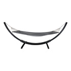 Tripoli Hammock Grey Black With Larch Frame 320x120x120cm