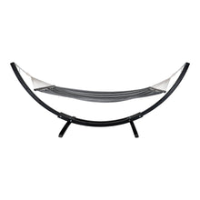 Tripoli Hammock Grey Black With Larch Frame 320x120x120cm
