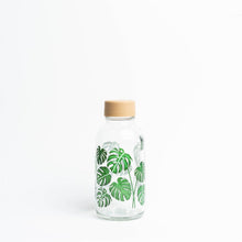 GREEN LIVING Glazen fles van 0,4 l