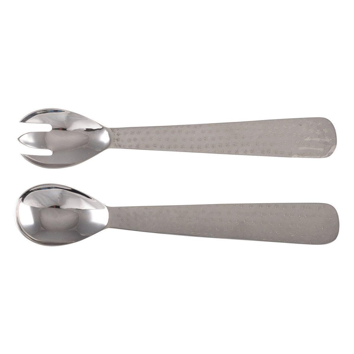Saladekapje 35 cm roestvrij staal zilver