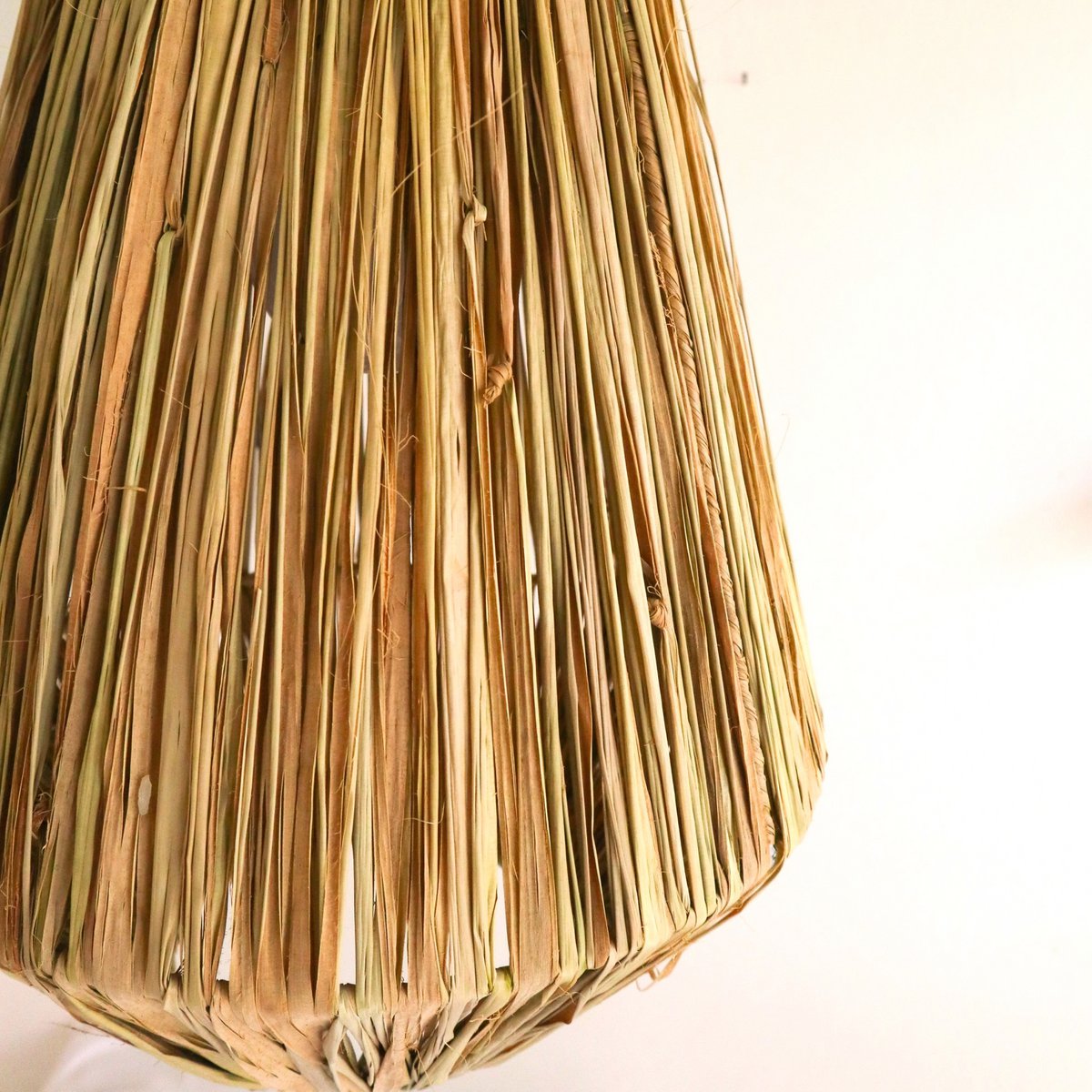 Lampenkap raffia rond 25x34 cm