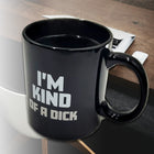 Mad Monkey - Mug "Kind of a Dick" - with color change