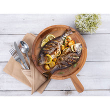 Houten Kom Set Zes Stuks Acacia Decoratie 32 Bij 25 Cm