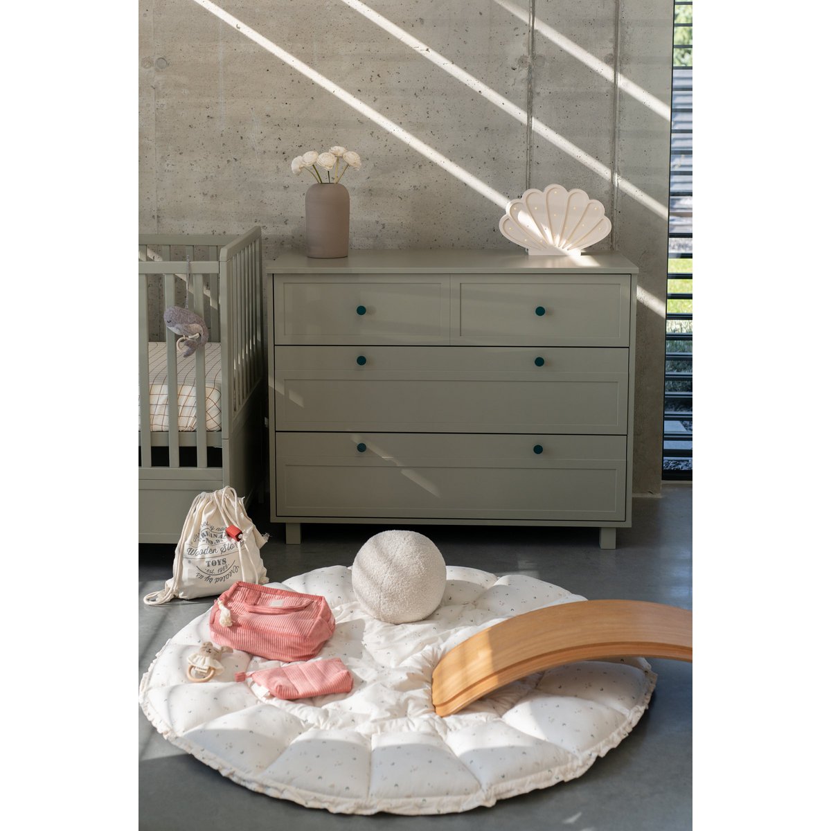 Make-up tasjes set 2 stuks katoen koraal