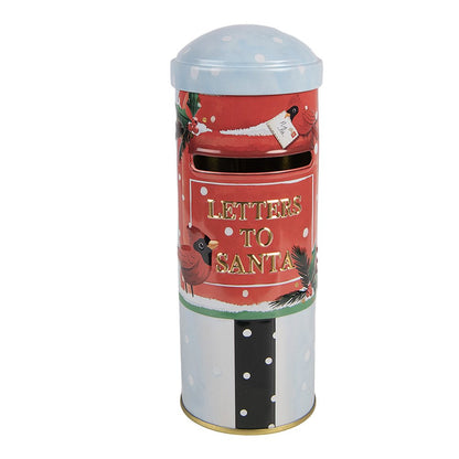 Spaarpot Brievenbus Ø 6x16 cm Rood Metaal
