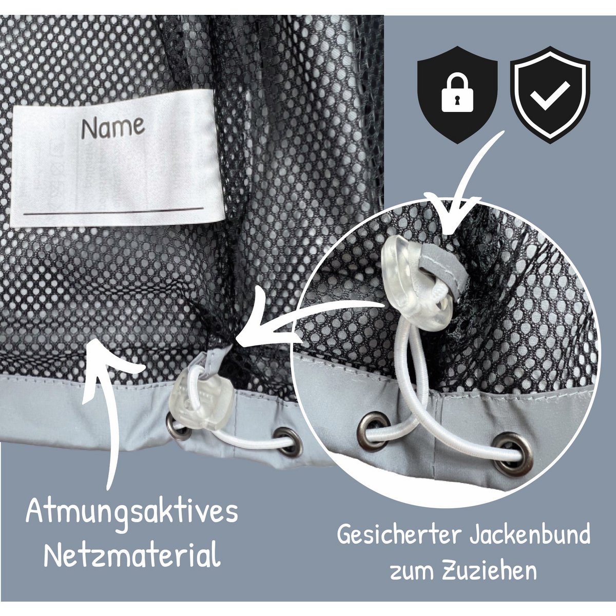 Kinder Reflector Regenjas Dinosaurussen Met Dinosaurusprint