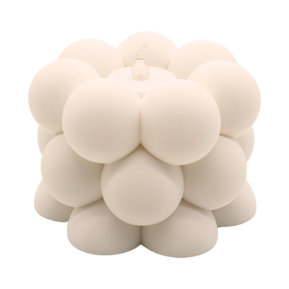 Waxinelichthouder Bubble 12x12x8 cm PLA