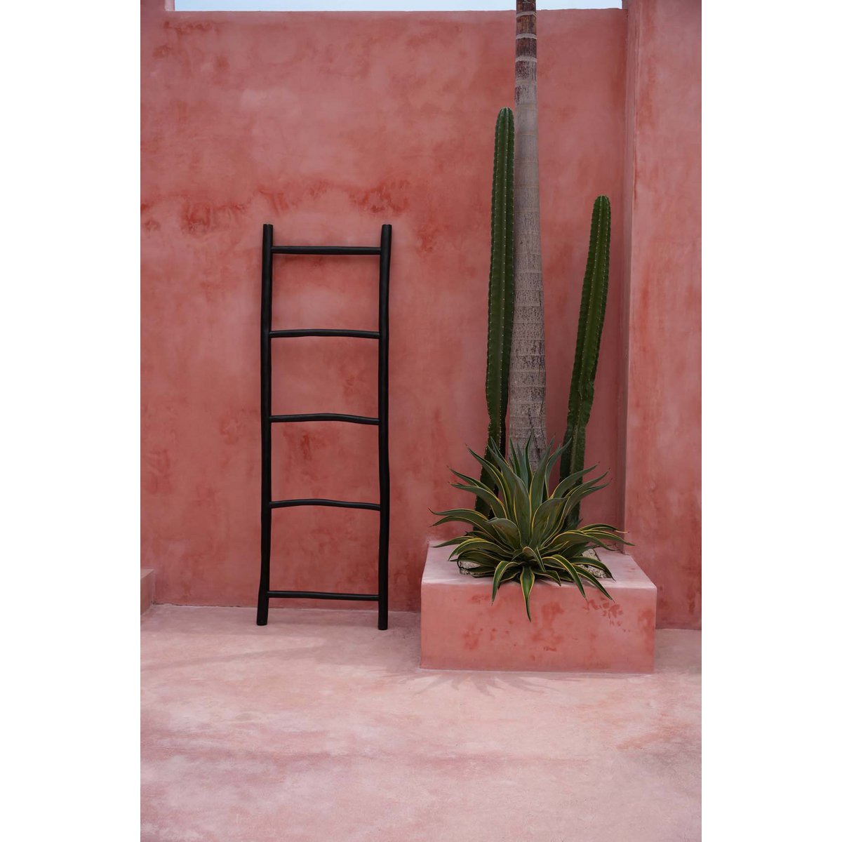 The Tulum Ladder Black 165 Multi-functional Storage System
