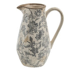 Vaas keramiek grijs beige 20x14x25 cm