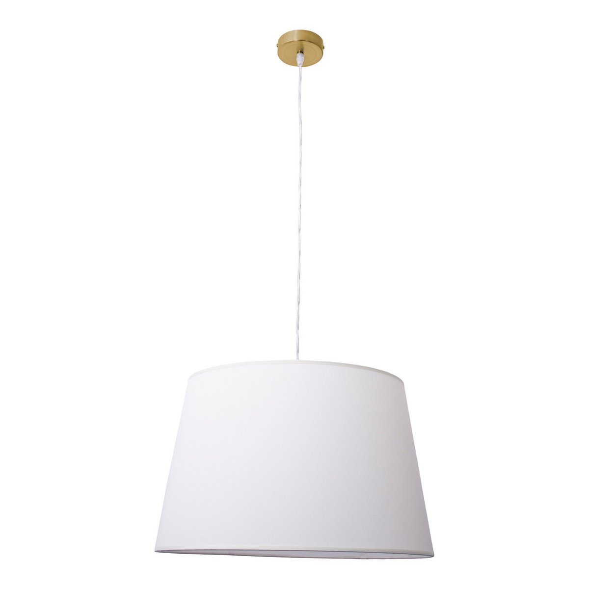 Hanglamp Bologna 45x45x128 cm beige messing
