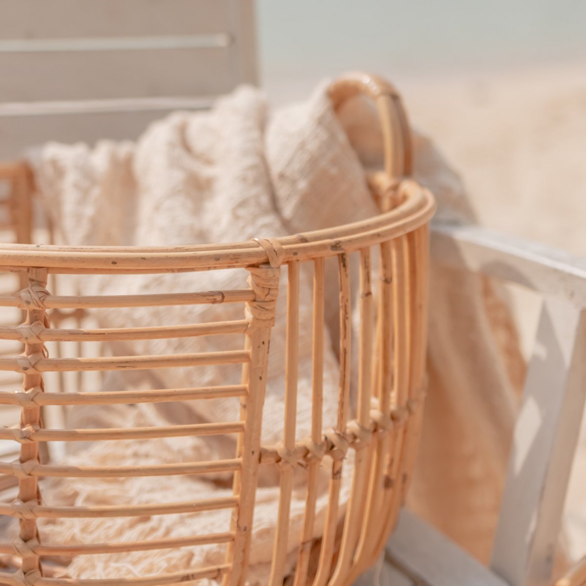 Rotan mand 39x43 cm