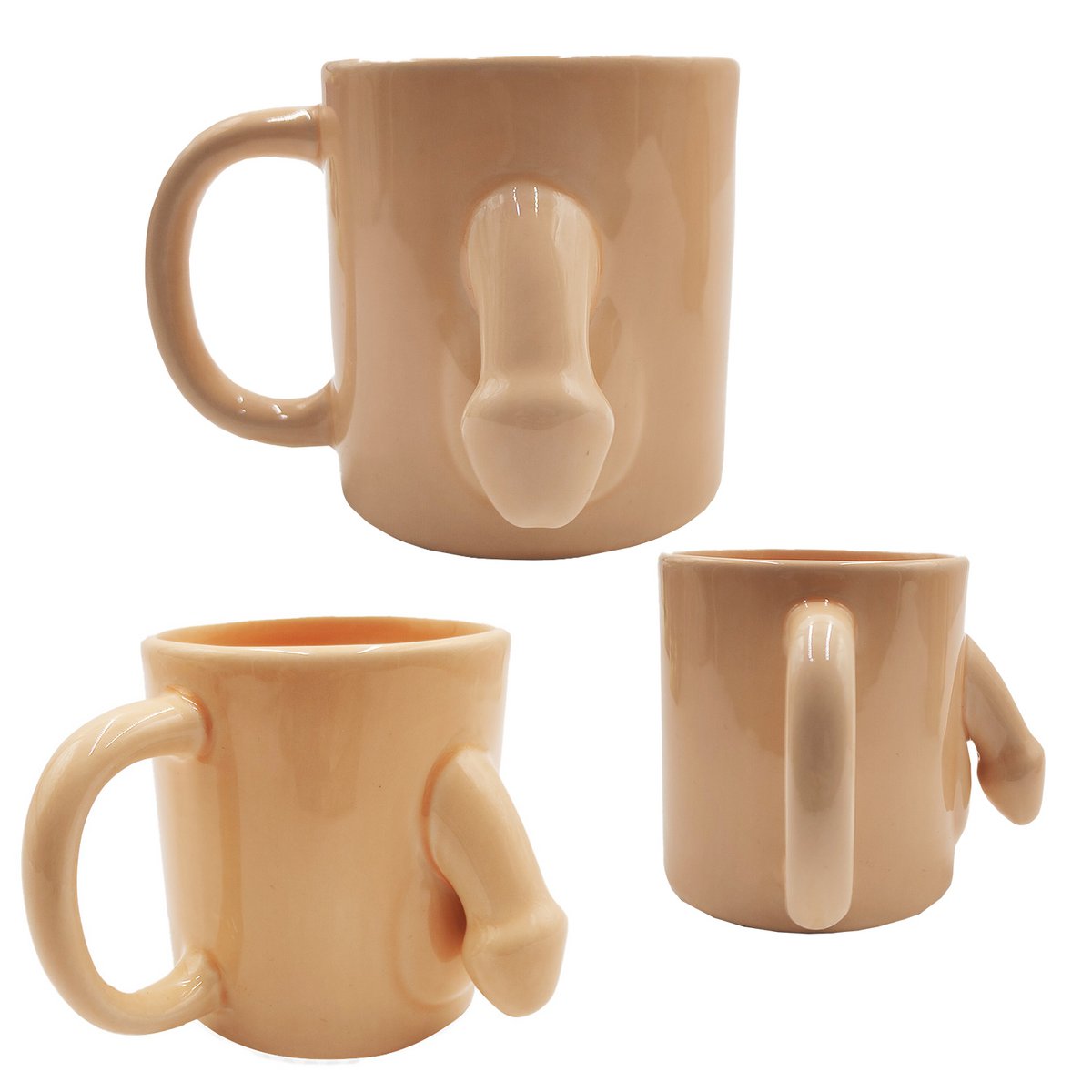 penisbeker 300ml keramiek met onderbroek