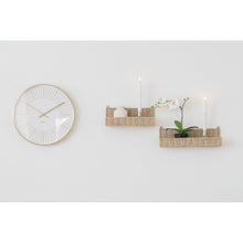 Takamaka Wall Clock - Gold, aluminum/glass, Ø40 cm