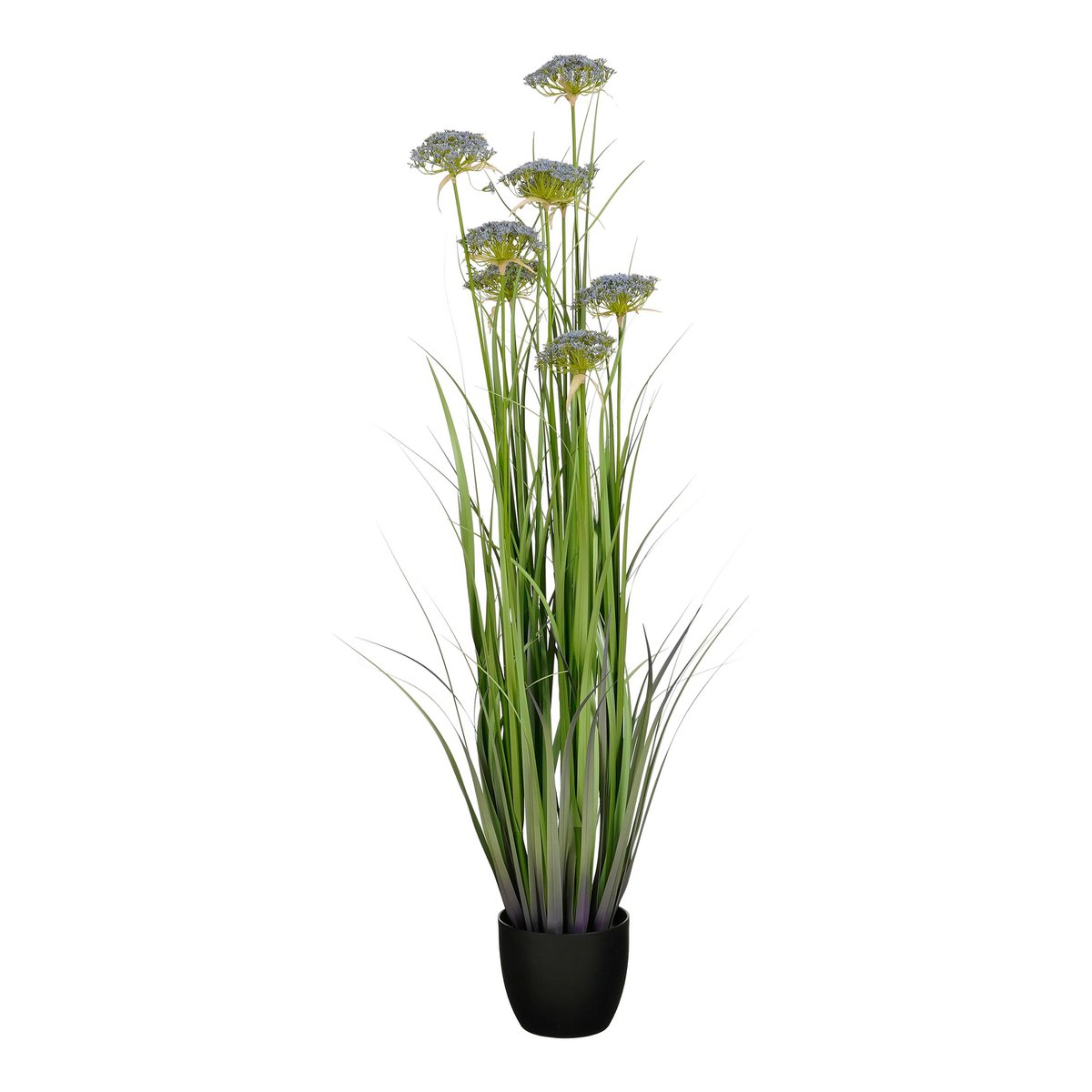 Kunstplant siergras 150 cm groen paars