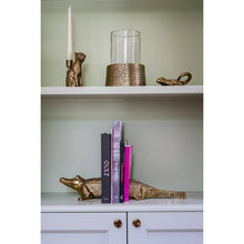 De Croco Kaarsenhouder Met Glas Messing L Decoratief Sierlijk