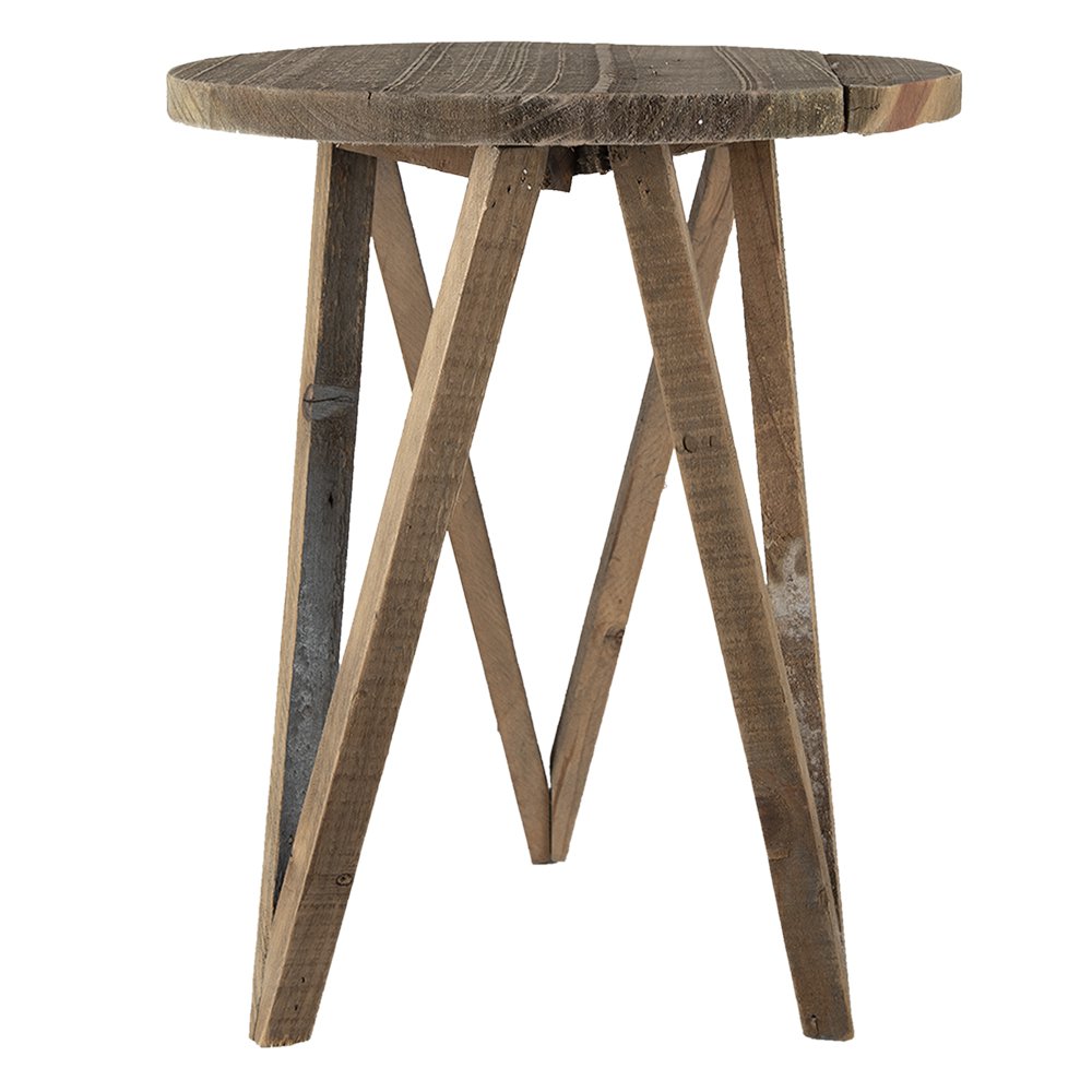 Plantenstandaard Ø 30x36 cm bruin hout
