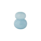 Vaas ijsblauw glas Ø19,5xH23 cm