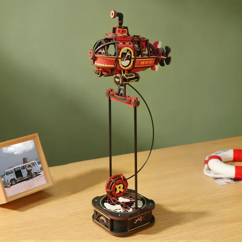 Robotime 3D houten puzzel pendulum 14x9,5x36,5cm