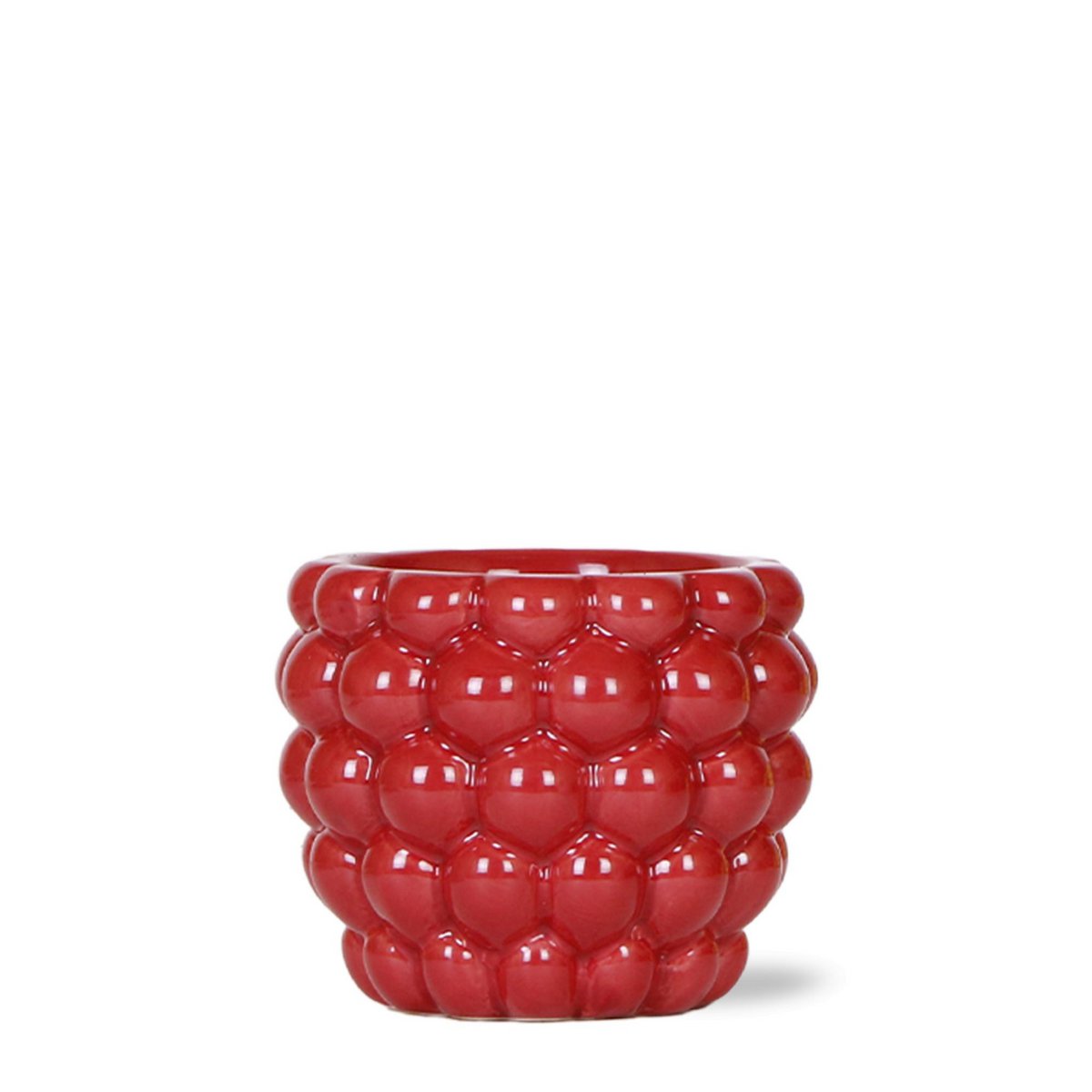 Rode Keramieken Bloempot Ø9 cm