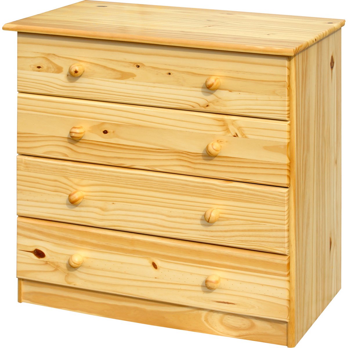 Dressoir massief grenenhout 79x40x75 cm bruin