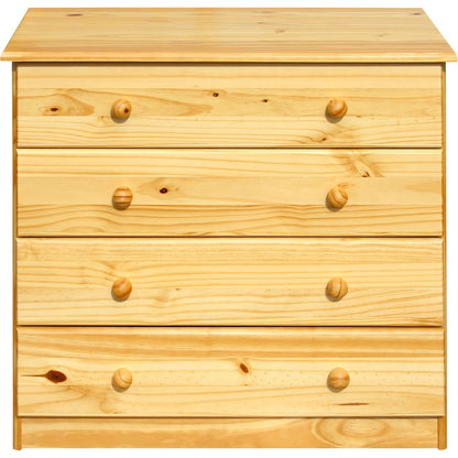 Dressoir massief grenenhout 79x40x75 cm bruin
