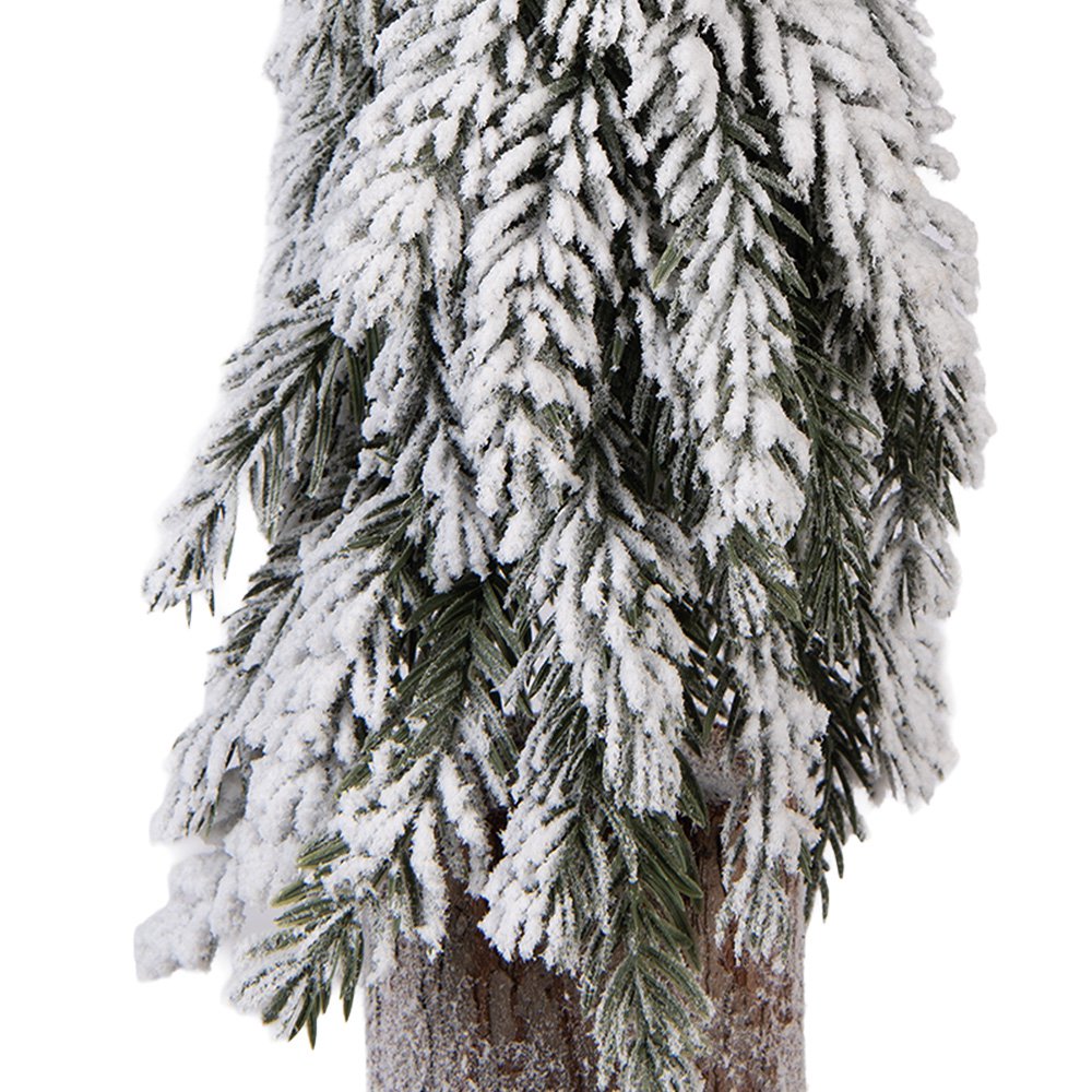 Mini kunstkerstboom 18x57 cm groen kunststof