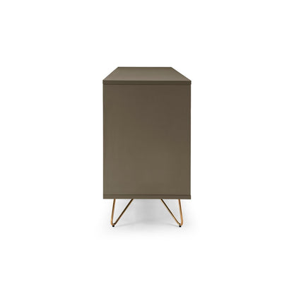 Ladekast 120x40x70 cm grijs MDF