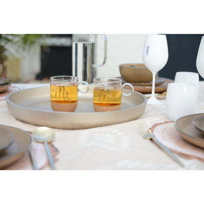 Mok glas 'Mrs' 400ml