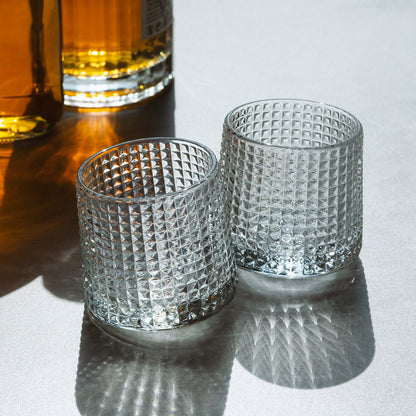 Whiskyglazen set van 2 borosilicaat glas