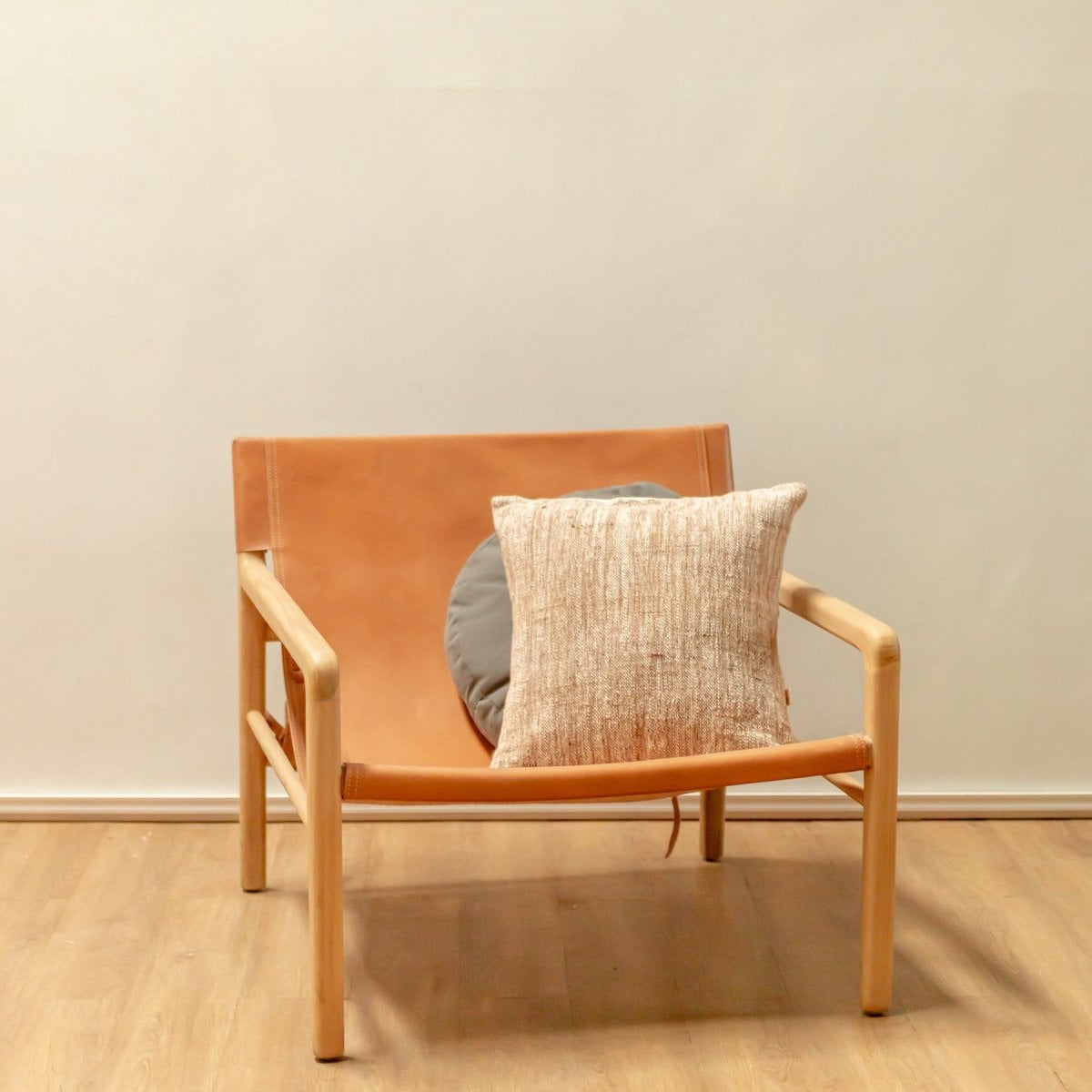 Kussenhoes 40x40 cm onbehandeld katoen beige