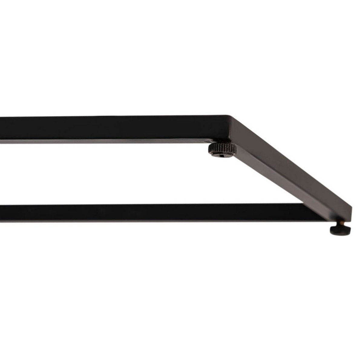 Bijzettafel Laptisch Hout 25x60x40 Duurzaam Metalen Frame