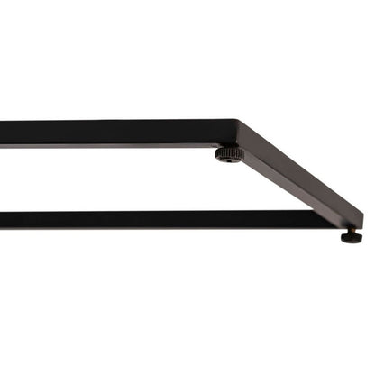 Bijzettafel Laptisch Hout 25x60x40 Duurzaam Metalen Frame