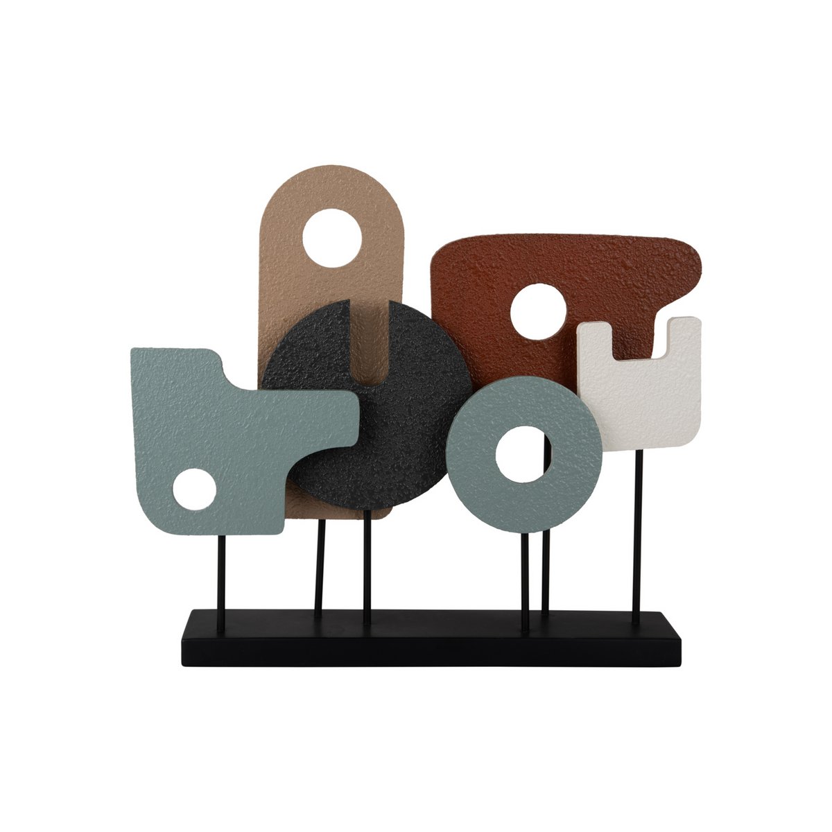 Large abstract art statue