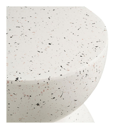 Bijzettafel fiberclay terrazzo-look ø40x45 cm