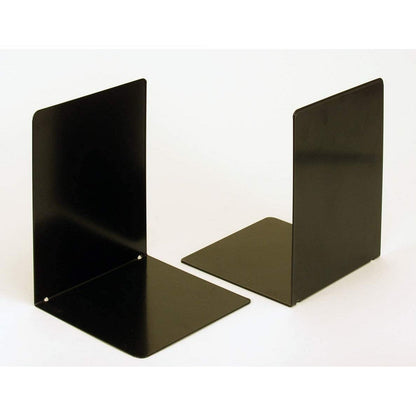 Boekensteunen 2 stuks staal zwart 12,5x16x16 cm