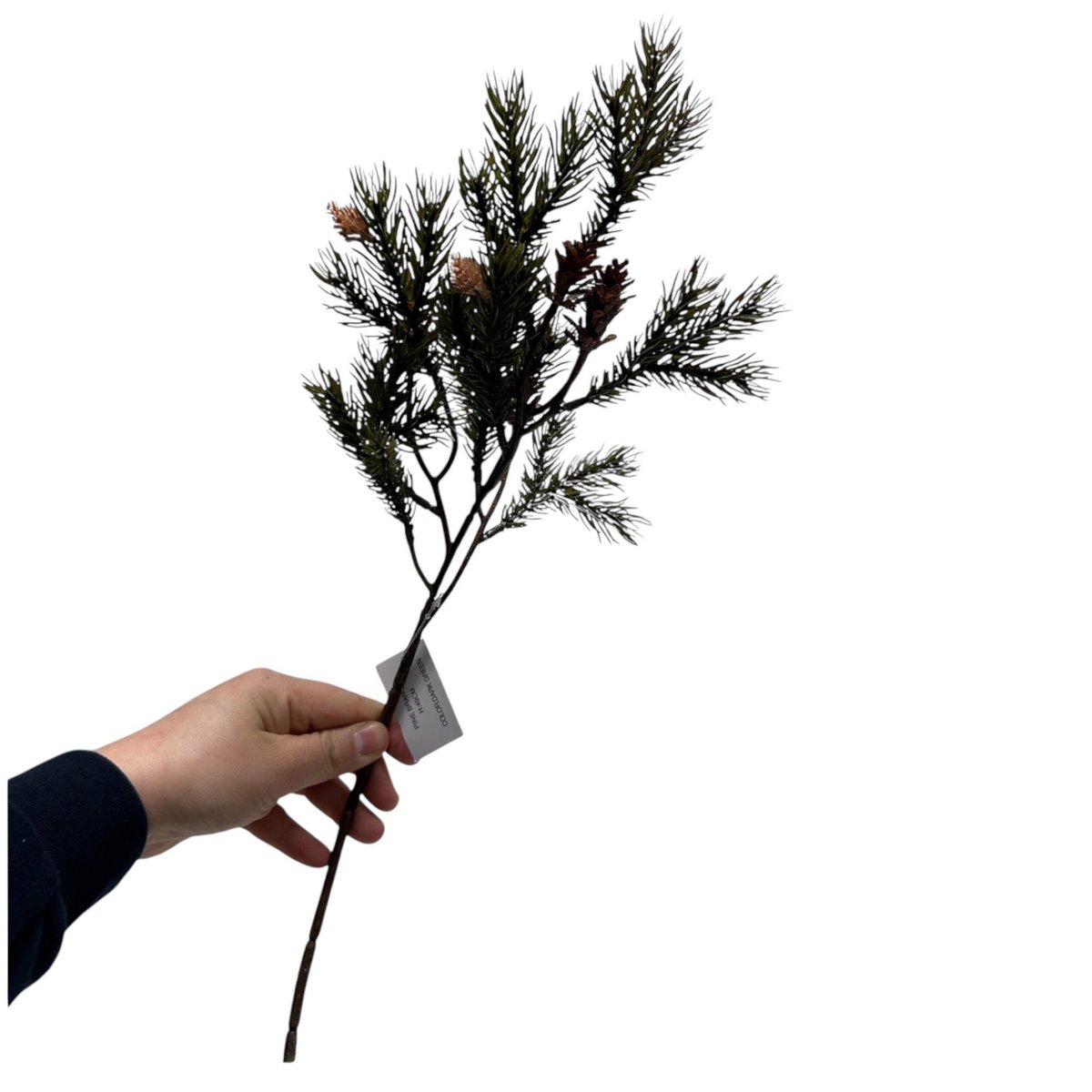Zijden kersttak 49 cm