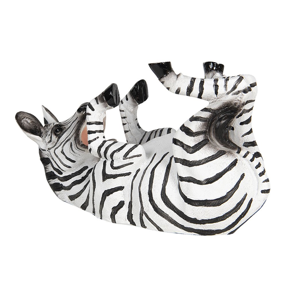 Wijnrek Zebra 32x12x18 cm Zwart Kunststof Flessenrek