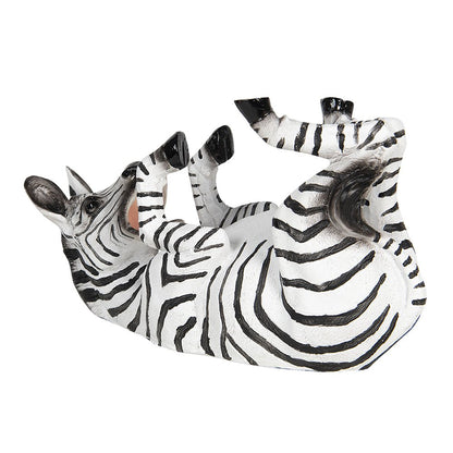 Wijnrek Zebra 32x12x18 cm Zwart Kunststof Flessenrek