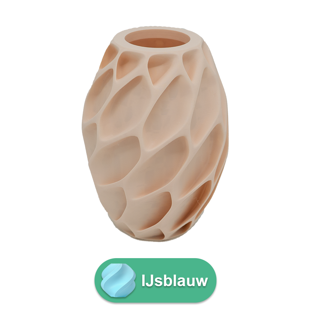 Oruna 3D vaas - 3D geprinte vaas - Duurzaam PLA - Geschikt voor kunstbloemen