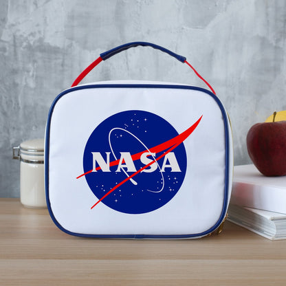NASA Zipper Lunch Bag - White
