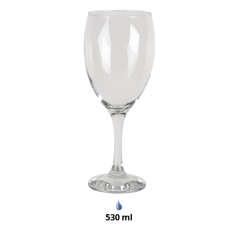 Wine Glass 530 ml Glass Wine Goblet