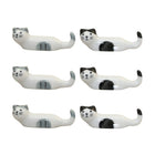 Porcelain cat skewer - lot of 6