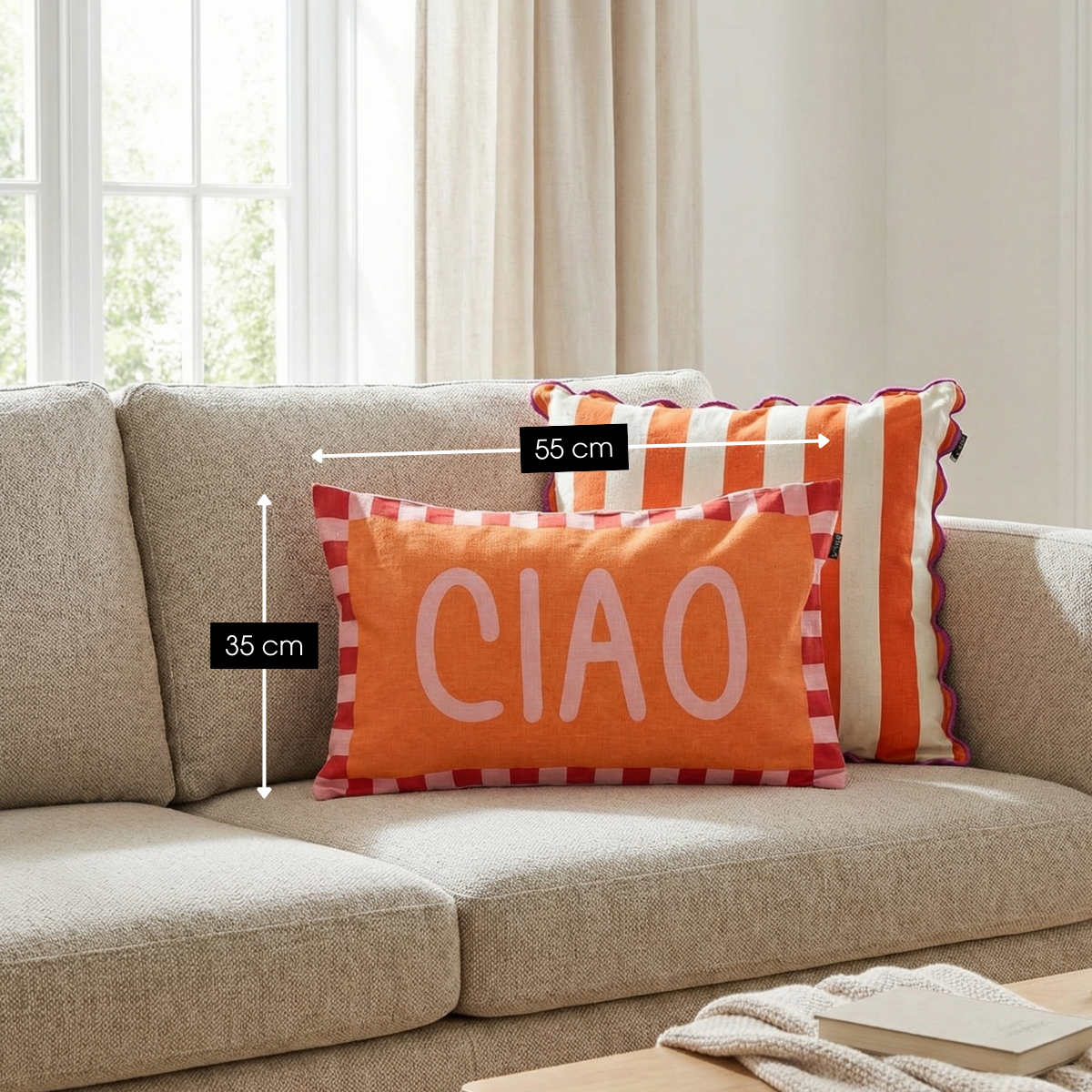 Decorative cushion Orange