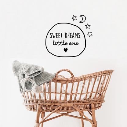 Wall sticker sweet dreams little one
