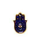 Beker 16.7x10.5x1.5 cm keramiek blauw
