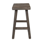 Plantentafel 30x30x58 cm gerecycled hout bruin